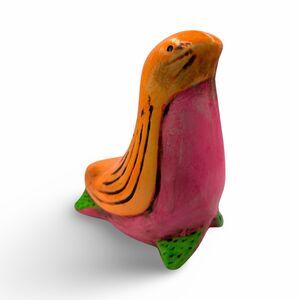 Colorful Vintage 60-70's Sea Lion Coin Bank